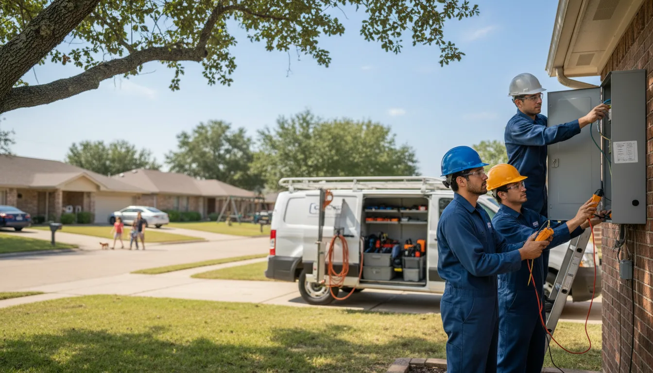Certified electrician providing emergency electrical services in Hellier, KY